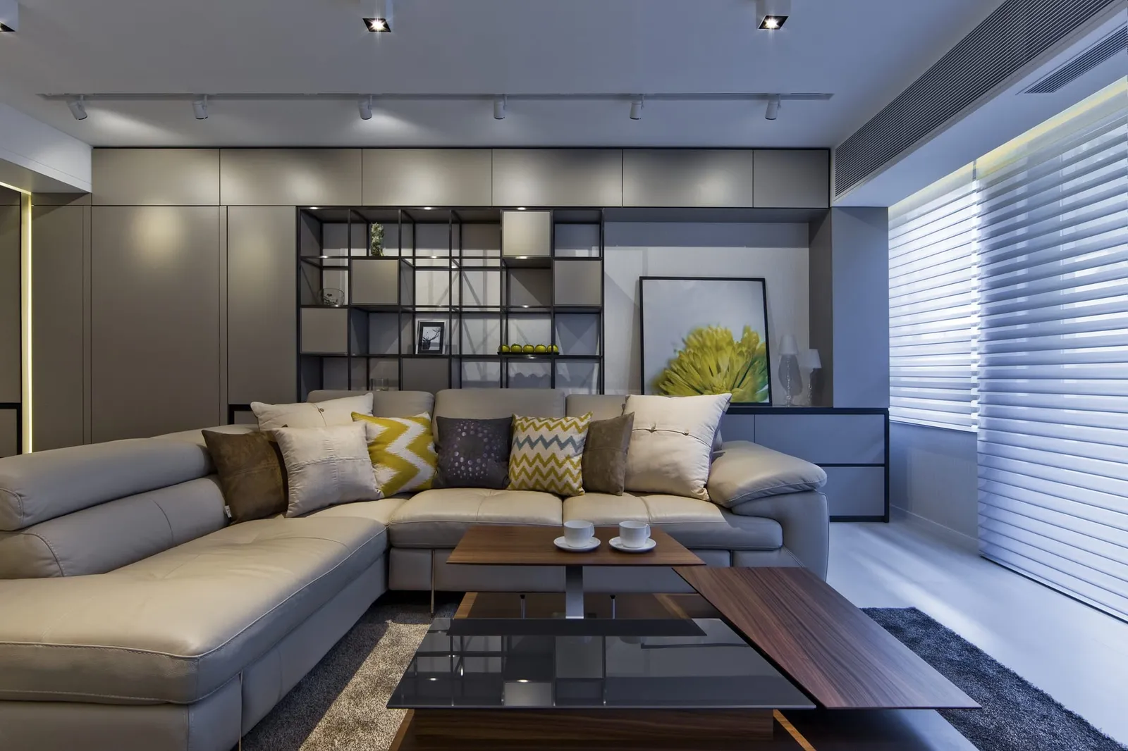 Warm off-white finish and fabric samples arranged for a cream style interior at the Artwill studio