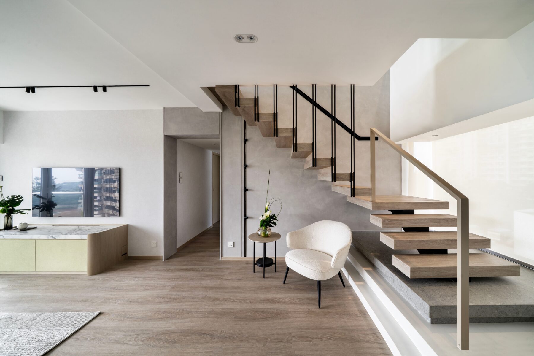 New Territories Duplex with a Floating Staircase, by Vogue Hong Kong 3